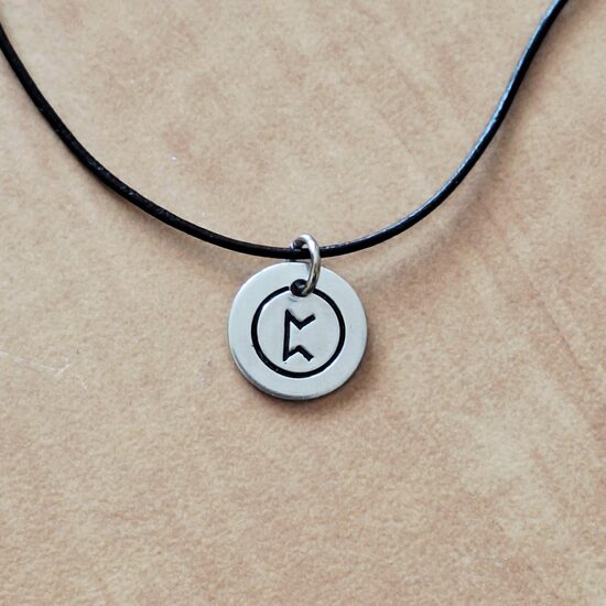 Kulons “PERTHRO” – noslēpuma un likteņa amulets – 12mm – RUNE-14
